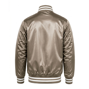 Custom Satin <b>Jacket</b> Designed for Casual Style Fashion Wear Featuring Soft Comfortable Fabric Everyday Use Satin <b>Jacket</b> For <b>Men</b> - Product Image 4