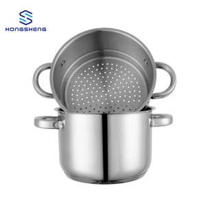 <span class=keywords><strong>Couscoussier</strong></span> Vapeur Professionnel en Acier Inoxydable, Personnalisable avec Logo, Fabrication OEM - Product Image 4