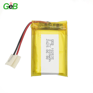 Chu kỳ dài 3.7V 800mAh 102535 LiPo pin <span class=keywords><strong>lithium</strong></span> có thể sạc lại <span class=keywords><strong>Polymer</strong></span> di động cho RC đồ chơi Drone GPS Tracker POS thiết bị đầu cuối - Product Image 1