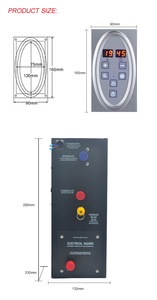 SOWO KL-301 4KW-18KW Elektrikli Akıllı Banyo Makinesi Kontrol Cihazı Ticari Kullanım Sauna Buhar Jeneratörü Prizle Çalışan - Product Image 3