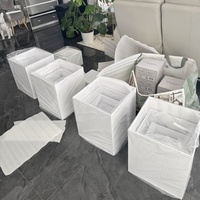 Présentoir Buffet Cube en Acrylique Blanc Sur Mesure Grande Taille pour Événements, Support Alimentaire en Lucite pour Mariages et Fêtes