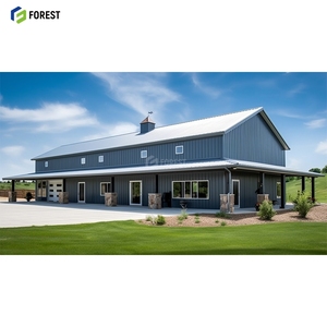 Marco de acero Barndominium con techo de acero reforzado y diseño energéticamente eficiente - Product Image 2