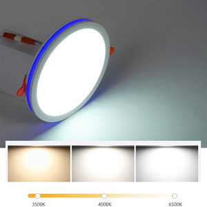 Nhà Máy Bán buôn trắng + đầy màu sắc biên giới LED bảng điều chỉnh ánh sáng 9W/18W/24W/36W Đèn LED trần Downlight Acrylic bảng điều chỉnh đèn - Product Image 3