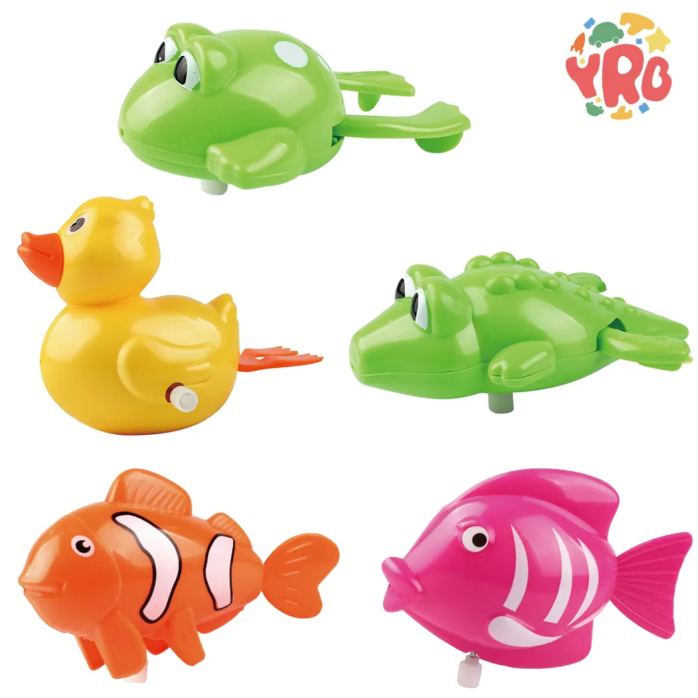 Toptan sevimli su bebek banyo oyuncakları yüzme çocuk banyo oyuncakları