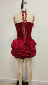 Robe de plage d'été tricotée dos nu pour femmes, jupe en tricot décontractée sexy et mince pour femmes - Product Image 3