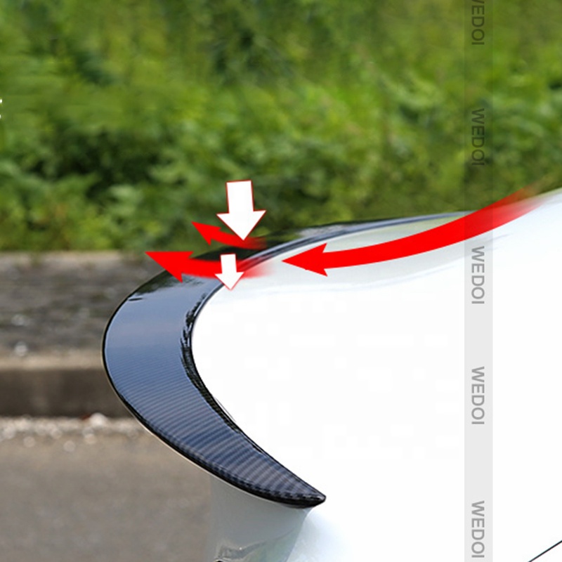 Автомобильный спойлер для Tesla Model 3, задний спойлер из АБС-углеродного волокна для крышки багажника, внешние аксессуары для Tesla 2023