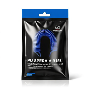 Tuyau d'air spiralé en PU 98 Shore, tuyaux connectés en polyuréthane pour outils à air comprimé - Product Image 2