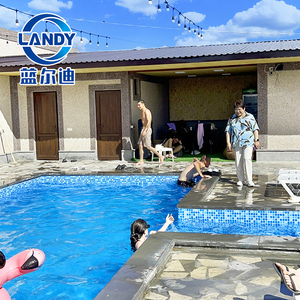 Revêtement <span class=keywords><strong>de</strong></span> piscine en PVC mosaïque moderne en gros nouveau revêtement standard creusé non toxique résistant aux UV - Product Image 4