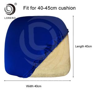 ผ้าหุ้มเบาะโพลีเอสเตอร์เก้าอี้โลหะสแปนเด็กซ์ใสสำหรับงานแต่งงาน - Product Image 5