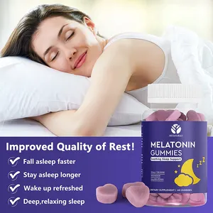 Private Label melatonina Sleep Gummies Sleep Aid melatonina Gummies integratori
