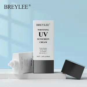 BREYLEE — protection solaire blanchissante contre les UV, 40ml, SPF50, étanche, isolation éclaircissante pour la peau, bloc de protection UV