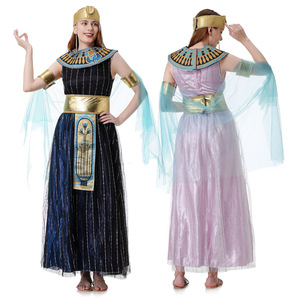 Disfraz de Diosa Egipcia, Vestido de Cleopatra, Traje Largo Formal para Actuaciones, Disfraz de Cosplay para Mujer Adulta, Material de Poliéster - Product Image 1