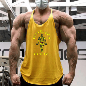 <span class=keywords><strong>Débardeur</strong></span> de sport pour homme en coton tricoté respirant à séchage rapide – Idéal pour l'été, le fitness, le basketball, la course à pied et les entraînements sportifs décontractés - Product Image 4