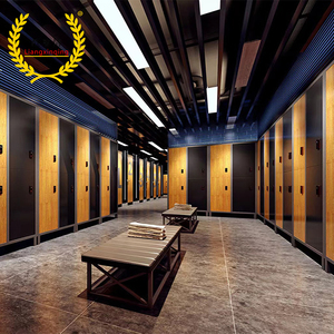 Casillero de Gimnasio Impermeable de Tablero Fenólico con Almacenamiento para Vestuario de Centro Comercial o Uso en Villa, 2 Casilleros Compactos 2 2 - Product Image 5