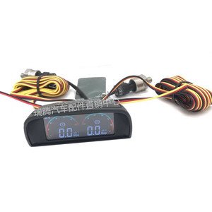 เกจวัดแรงดันลมคู่ Lyh 12V 24V จอแสดงผลดิจิตอล LCD อเนกประสงค์สำหรับรถบรรทุกรถบัส - Product Image 1