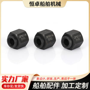 Conector Roscado de Acero al Carbono Tipo D con Hombro Plano CB*821-84 D15G, Herraje Marino, Venta al Por Mayor por el Fabricante - Product Image 5