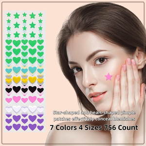 Patchs Hydrocolloïdes Étoilés Anti-Acné Sans Cruauté Animale 45 Patchs Traitement Acné Visage Marque Privée Légers et Respirants - Product Image 4
