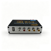 Receptor de TV Digital para Europa y Tailandia, Quad Core 4K DVB-T2, Decodificador con Doble Sintonizador para Auto