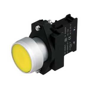 Interrupteur à bouton-poussoir à panneau bleu, actionneur momentané, interrupteur à clé AC 600V 10A pour panneau de commande - Product Image 1