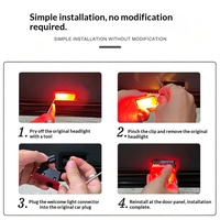 Nouvelle Projecteur de Lumière de Bienvenue pour Portière de Voiture Classe C 260, Classe E E300, GLC/GLB, GLE, GLS, Classe S – Fabriqué en Chine