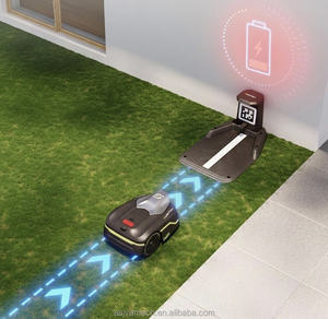 Tondeuse à gazon robotisée intelligente sans fil, contrôlée par application, avec vision IA, mini tondeuse à gazon robotisée RTK pour la coupe de l'herbe de jardin - Product Image 1