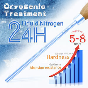 Outils de tournage Ciseaux Bol Gouge <span class=keywords><strong>pour</strong></span> <span class=keywords><strong>Tour</strong></span> à <span class=keywords><strong>Bois</strong></span> M2 Cryo HSS <span class=keywords><strong>Bois</strong></span> avec Manche en <span class=keywords><strong>Bois</strong></span> de Hêtre 5/8 Pouces Industriel 2 Pièces RZ 15.55" - Product Image 4