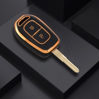 Vente flash - Étui pour clé de voiture en TPU pour Renault Sandero Dacia Logan Lodgy Dokker Duster 2 boutons