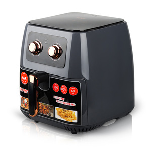 Freidora de Aire Eléctrica Inteligente Multifuncional de 360 Grados con Circulación de Aire, de Acero Inoxidable, Cuadrada, Sin Aceite, Fácil de Limpiar, para Auto, RV, Hotel - Product Image 2