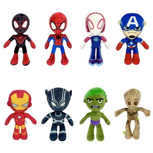Muñeco de Peluche Personalizado al por Mayor de <span class=keywords><strong>Marvel</strong></span>, Spider-Man, <span class=keywords><strong>Pantera</strong></span> <span class=keywords><strong>Negra</strong></span>, Adorno de Muñeco de Anime para Niños - Product Image 1