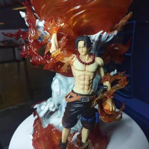 Figura Coleccionable Luminiscente de Fire Ball, Modelo ACE de <span class=keywords><strong>One</strong></span> <span class=keywords><strong>Piece</strong></span>, Estatua de PVC de 39 cm, Decoración de Escritorio, Figura de Acción de Anime - Product Image 3