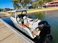 Sea King 6m 21ft Yacht soudé à grande vitesse coque en V profond sport aluminium pêche cabine bateau à vendre Australie