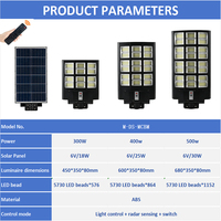 Lampadaire Solaire Intégré 300-500W à Télécommande en Promotion pour Développeurs Immobiliers, Zones Résidentielles et Jardins