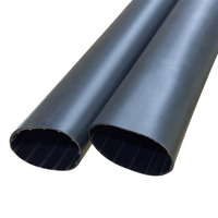 Tube thermorétractable PE à double paroi imprimable personnalisé avec adhésif thermofusible, homologué 600V pour les réparations de câbles
