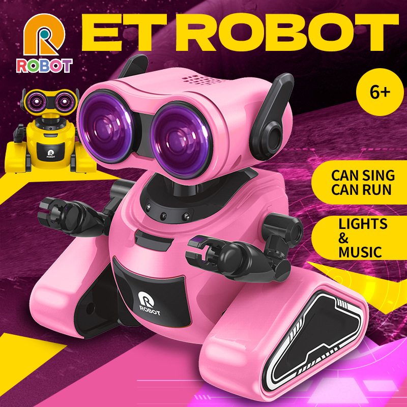 新しいインタラクティブロボット ピンク 2.4GHz スマートロボット