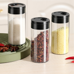 Plastica Ultracolour PET cucina pentole graziosa bottiglia di condimento con tappo a vite e sigillo per la conservazione di <span class=keywords><strong>zucchero</strong></span> e pepe di <span class=keywords><strong>sale</strong></span> - Product Image 2