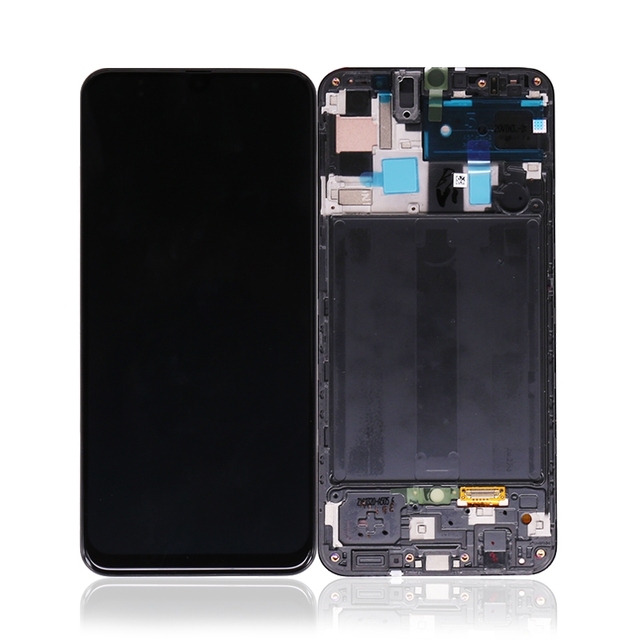 Original Lcd Galaxy A50 Screen With Frame for Samsung Galaxy A50 Display Lcd Screen Oled A20 A30 A30S A50S A70 A80