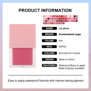 Brillo Labial Personalizado en Oferta MLM, Tinte Labial Hidratante y Brillante, No Pegajoso, de Larga Duración, Fácil de Colorear, Marca Privada OEM, Venta al Por Mayor - Product Image 4