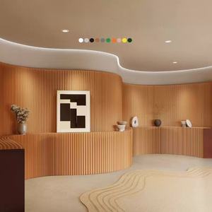 Yicheng Beauty gros papier carré et rond cloison écran bureau entrée cloison papier cloison avec des prix bon marché - Product Image 2