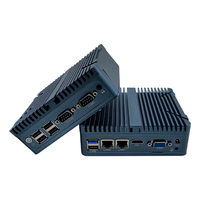 Nueva Computadora Integrada Sin Ventilador Intel Core I5 1135G7 Windows 11 SSD Quad Core Doble LAN 6 Puertos COM RS485 PC Industrial de Automatización