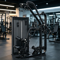 Machine de tirage vertical (Lat Pulldown) robuste pour usage commercial et domestique, équipement d'entraînement de force avec pile de poids réglable