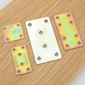 Flat Film Corner <b>Bracket</b> Cold Rolled Steel Multi Hole Furniture Connector Durable General Use - Product Image 3