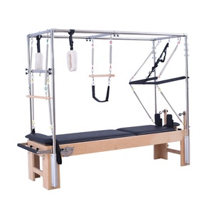 <span class=keywords><strong>Cama</strong></span> de <span class=keywords><strong>Pilates</strong></span> Cadillac Profesional Portátil, Máquina de <span class=keywords><strong>Pilates</strong></span> <span class=keywords><strong>Reformer</strong></span> de Madera con Torre, para Estudio de Yoga o Uso Doméstico - Product Image 4