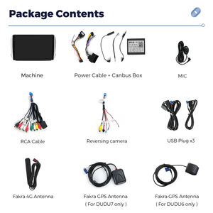DUDUAUTO Convient pour <span class=keywords><strong>Peugeot</strong></span> 2008 2013-2020, écran multimédia Android modifié pour voiture, navigation Bluetooth, Car-play, écran de recul - Product Image 5