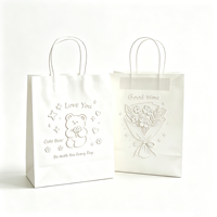 Sacs en papier personnalisés pour vêtements, emballages cadeaux, sacs de shopping de luxe, sacs en papier populaires avec votre propre logo