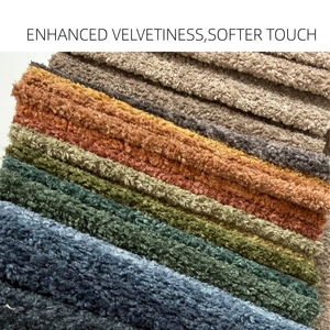 涤纶雪尼尔沙发面料 蓬松雪尼尔面料 豪华抗皱雪尼尔沙发纺织品 - Product Image 4