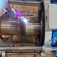 Mesin Boring Blok Silinder Profesional Portabel untuk Perbaikan Ujung Poros Alat Berat