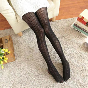 Nouveau Lolita mode dentelle collants japonais JK mignon chaussettes creuses blanc respirant adulte bas - Product Image 5