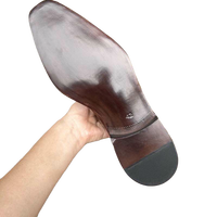 Chaussures habillées Blake Hand Welt pour hommes, style britannique, en cuir, à bout carré, avec deux brides, à enfiler, pour mariage et occasions formelles