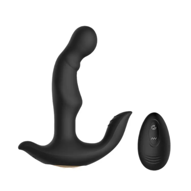 CY Atacado Masculino Vibrando Próstata Massager Tendência Recarregável Vibrador Anal 10 Padrões de Estimulação Controle Remoto