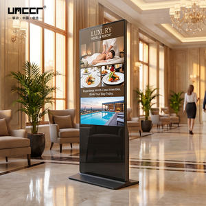 Señalización Digital Vertical Android de 65 Pulgadas con Soporte de Piso, Sin Pantalla Táctil, para Áreas Comerciales y Públicas de Alto Tráfico - Product Image 1